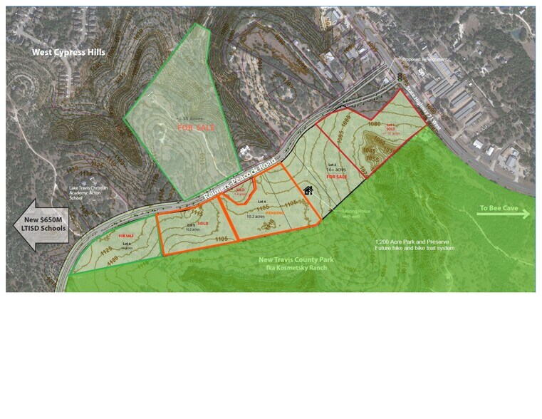 More Photos Of 5401 Reimers-Peacock Road Rd, Spicewood Land For Sale