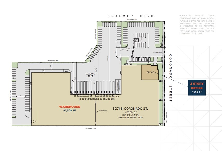More Photos Of 3071 E Coronado St, Anaheim Warehouse For Lease