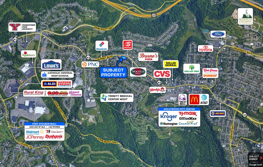 Primary Photo Of 2700 Sunset Blvd, Steubenville General Retail For Lease