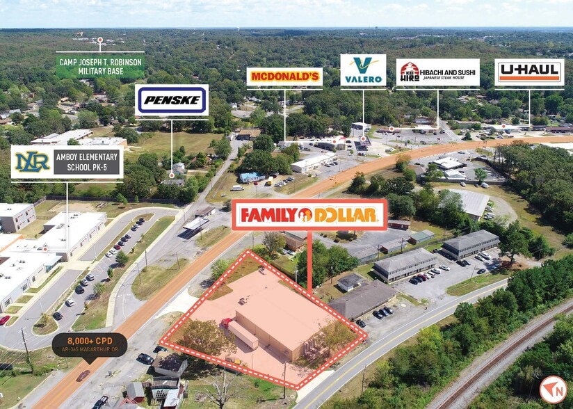 More Photos Of 5609 Mac Arthur Dr, North Little Rock Storefront For Lease