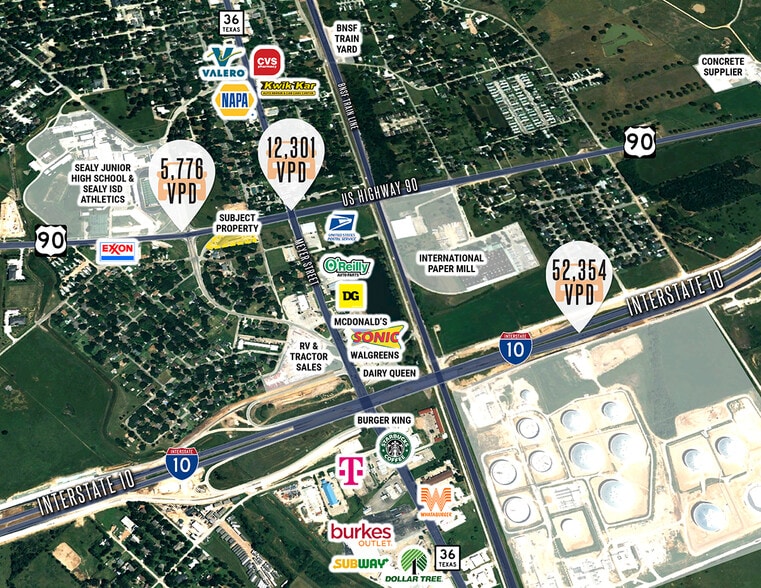 More Photos Of 418 Highway 90 W, Sealy Storefront For Sale