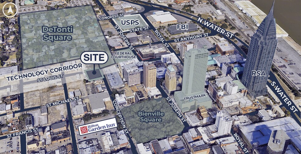 More Photos Of 201 Saint Louis St, Mobile Office For Sale