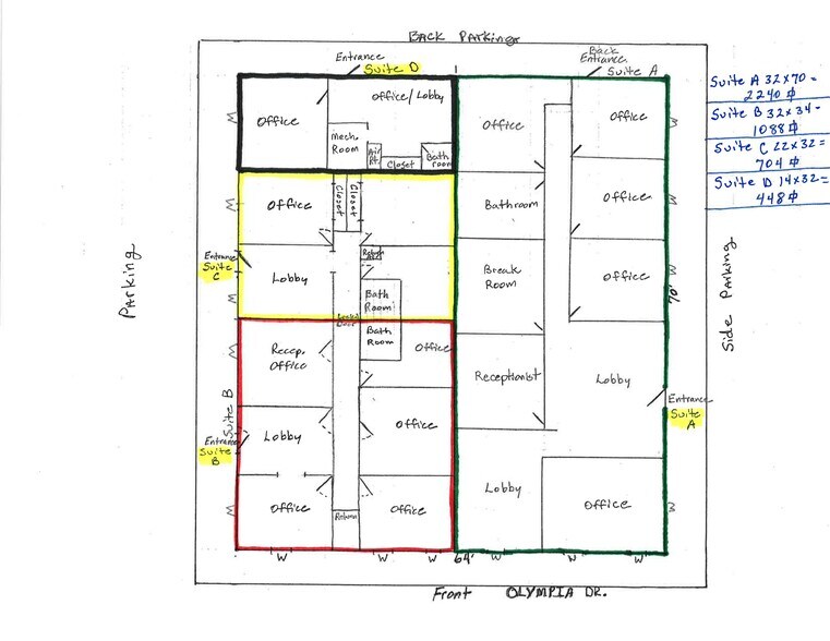 More Photos Of 106 Olympia Dr, Warner Robins Medical For Sale