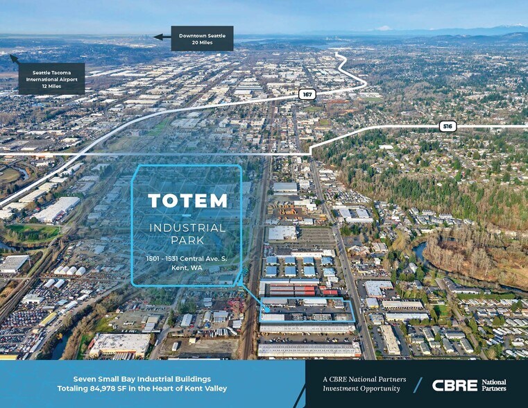 Primary Photo Of 1501-1531 Central Ave S, Kent General Retail For Sale