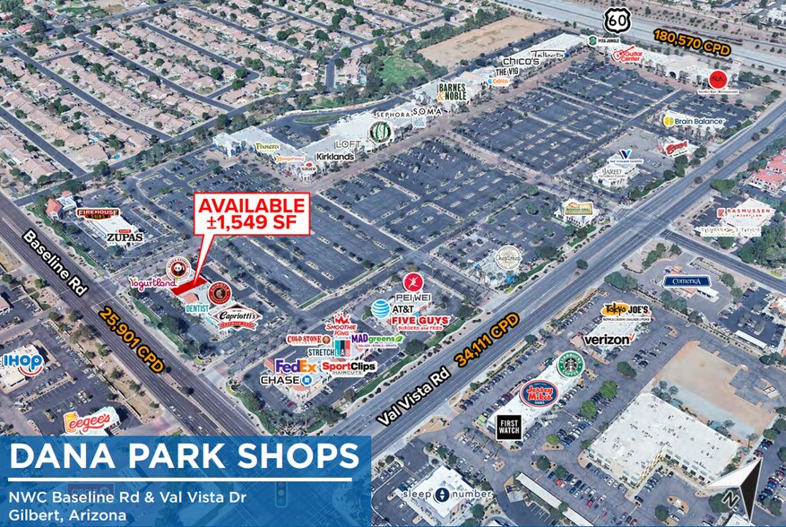 Primary Photo Of 3440 E Baseline Rd, Mesa General Retail For Lease
