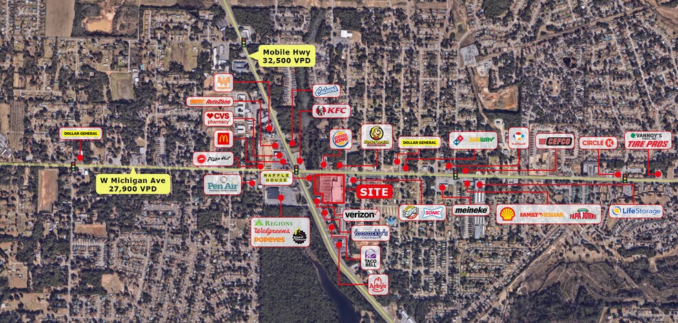 More Photos Of 5998 Mobile Hwy, Pensacola Unknown For Lease