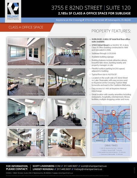 More Photos Of 3755 E 82nd St, Indianapolis Office Residential For Lease