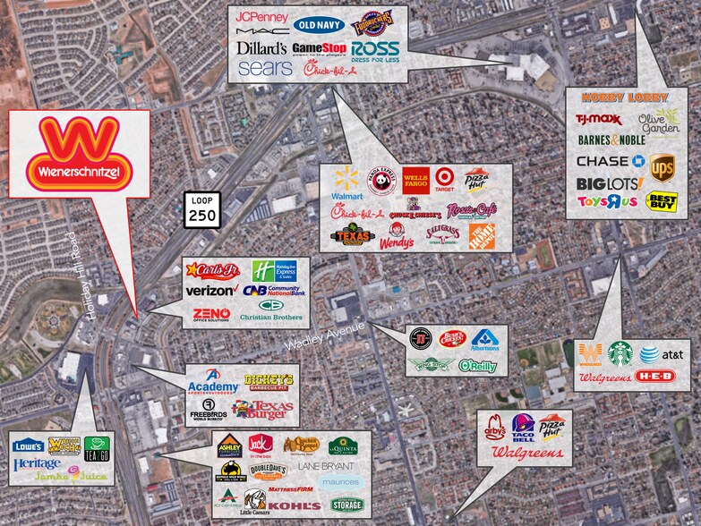 More Photos Of 5313 W Loop 250 N, Midland General Retail For Sale