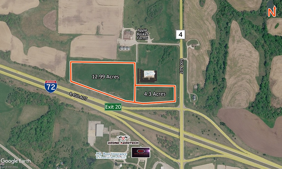 Primary Photo Of I-72 and Route 4, Barry Land For Sale