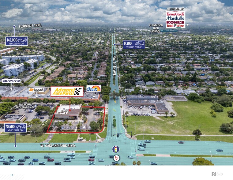 More Photos Of 6390 W Oakland Park Blvd, Fort Lauderdale Freestanding For Sale