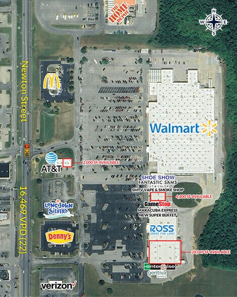 More Photos Of 3950-3954 N Newton St, Jasper Storefront For Lease