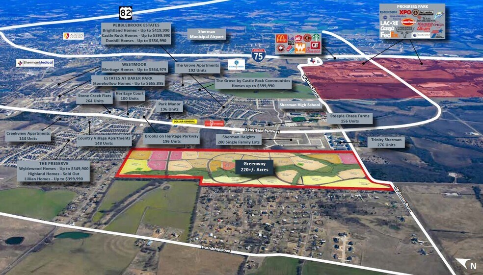 Primary Photo Of OB Groner Road, Sherman Land For Sale