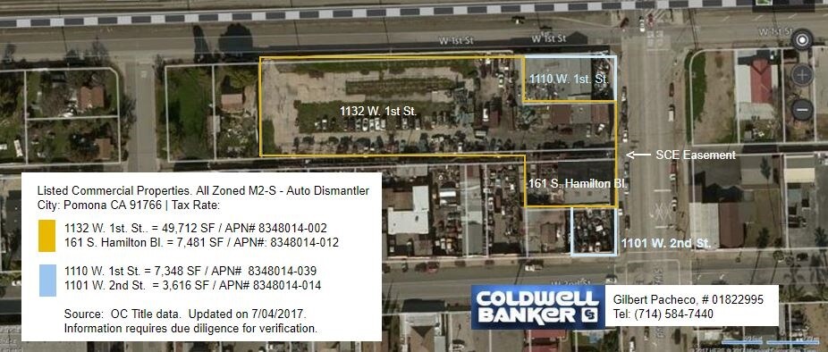 More Photos Of 1110 W 1st St, Pomona Auto Salvage Facility For Sale
