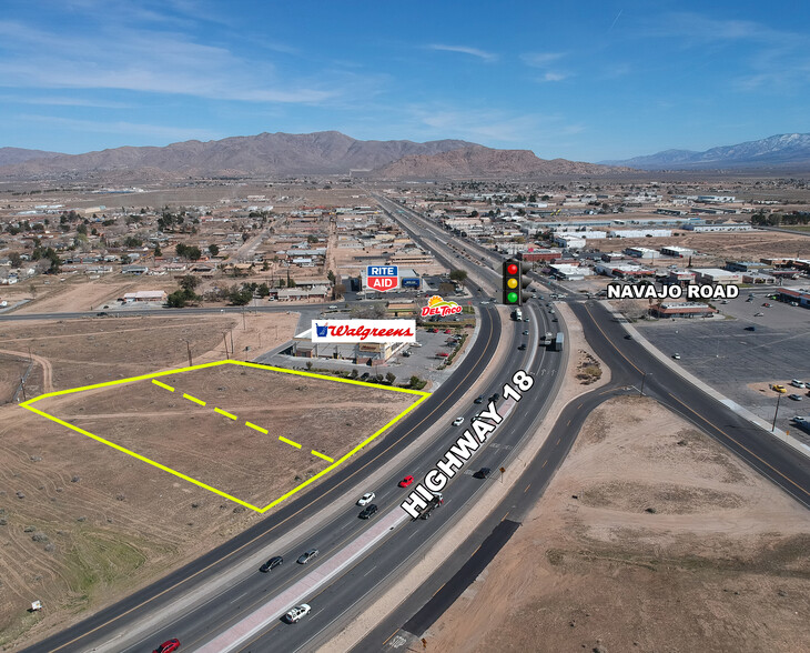 Primary Photo Of Highway 18 & Navajo Rd, Apple Valley Land For Lease