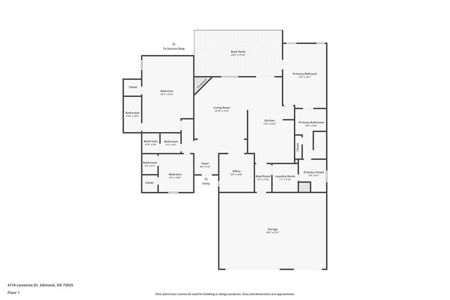 More Photos Of 8900 Charter Oak Rd, Edmond Flex For Sale