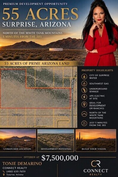 Primary Photo Of Sun Valley Parkway and 219th ave, Surprise Land For Sale