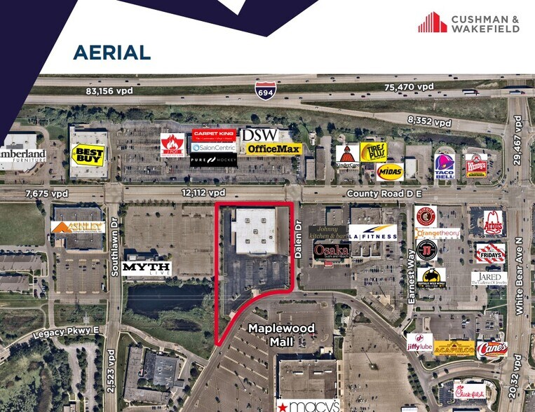 More Photos Of 1852 County Road D E, Maplewood Freestanding For Lease