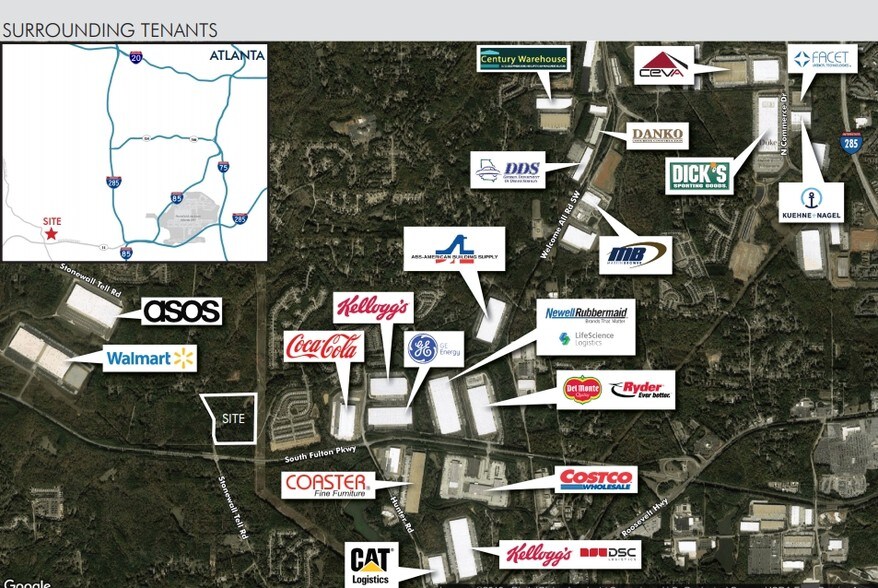 Primary Photo Of 4900 Stonewall Tell Rd, Atlanta Distribution For Lease