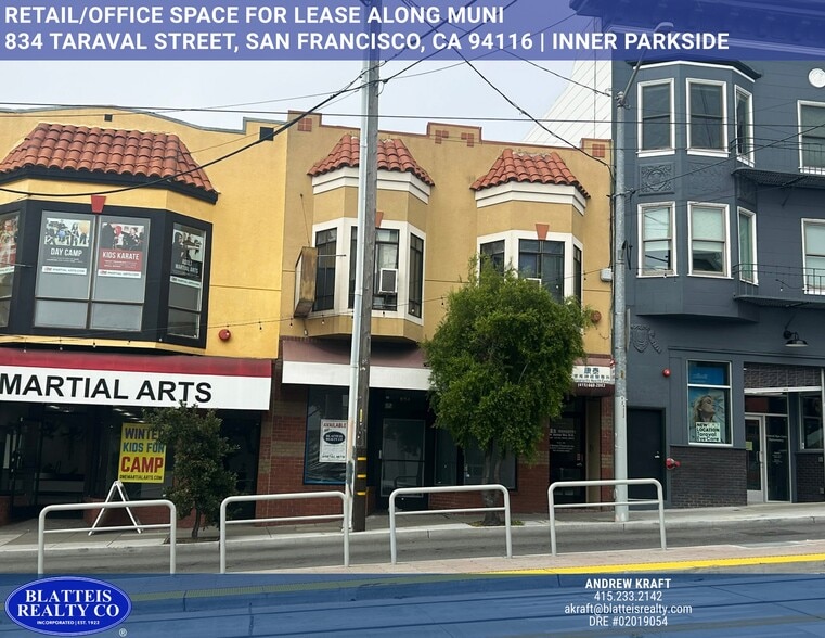 More Photos Of 834 Taraval St, San Francisco Storefront Retail Office For Lease