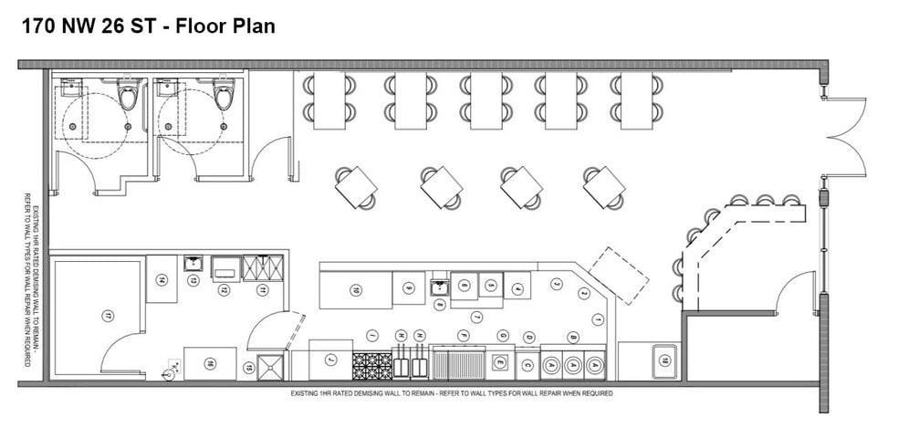 More Photos Of 170 NW 24th St, Miami Restaurant For Lease