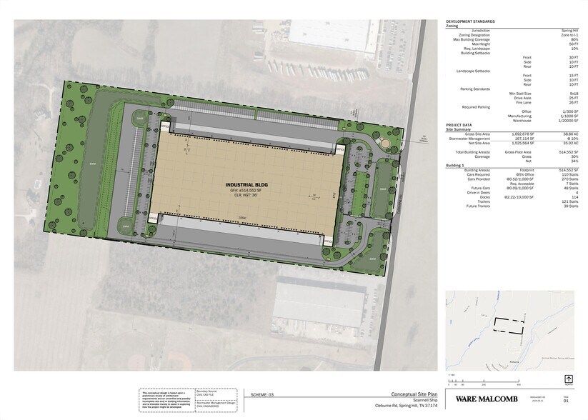 Primary Photo Of 3521 Cleburne Rd, Spring Hill Distribution For Lease