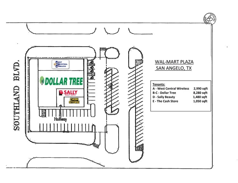 More Photos Of 5150 Southland Blvd, San Angelo Storefront For Lease