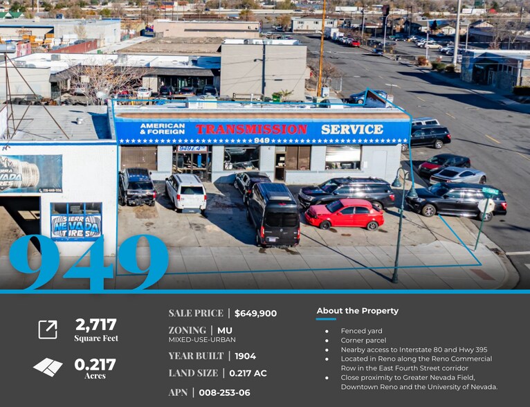 More Photos Of 949 E 4th St, Reno Auto Repair For Sale