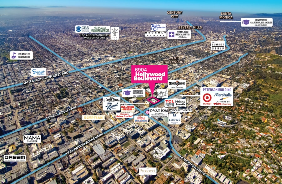 More Photos Of 6904-6912 Hollywood Blvd, Los Angeles Office For Lease