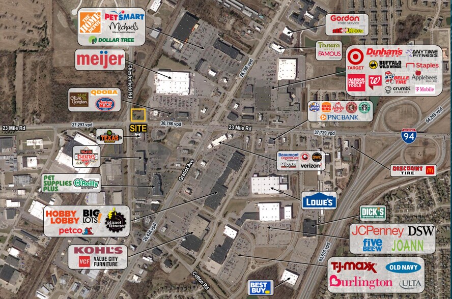 More Photos Of 27169 23 Mile Rd, Chesterfield Storefront For Lease