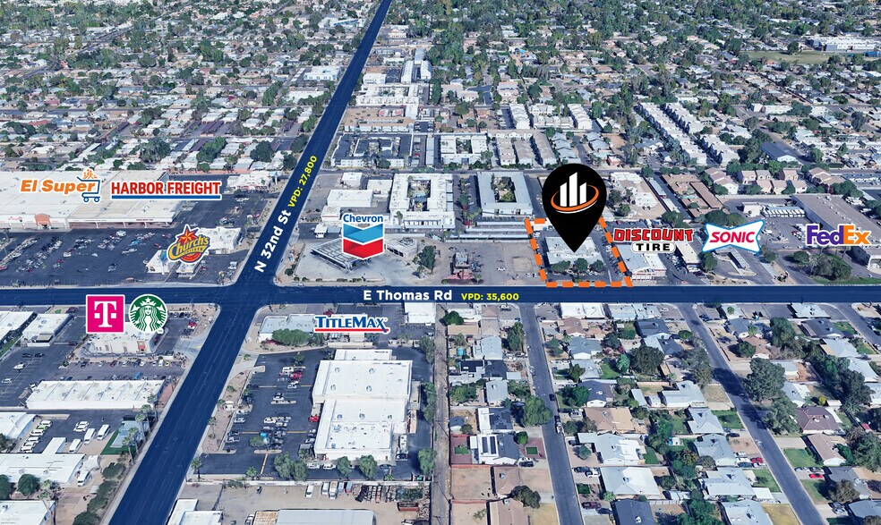 More Photos Of 3244 E Thomas St, Phoenix Freestanding For Sale