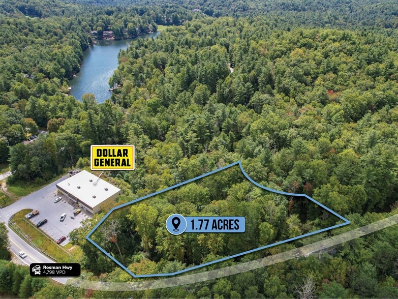 adj. to 19437 Rosman Highway, Sapphire, NC 28774 Land For Sale
