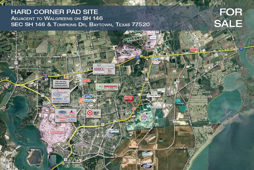 Primary Photo Of Tompkins Dr, Baytown Land For Sale