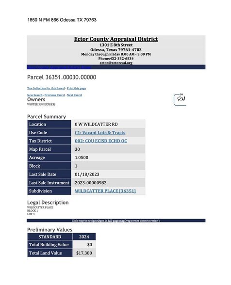 More Photos Of 1850 N FM 866, Odessa Warehouse For Sale