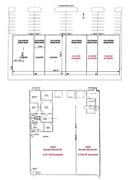 More Photos Of 3240-3254 Garden Brook Dr, Farmers Branch Light Distribution For Lease
