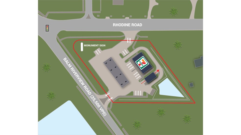 More Photos Of 12204 Balm Riverview, Riverview Service Station For Sale