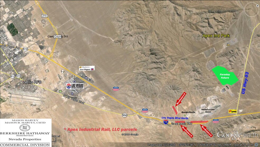 More Photos Of I-15 & LAS VEGAS Blvd, Las Vegas Land For Sale