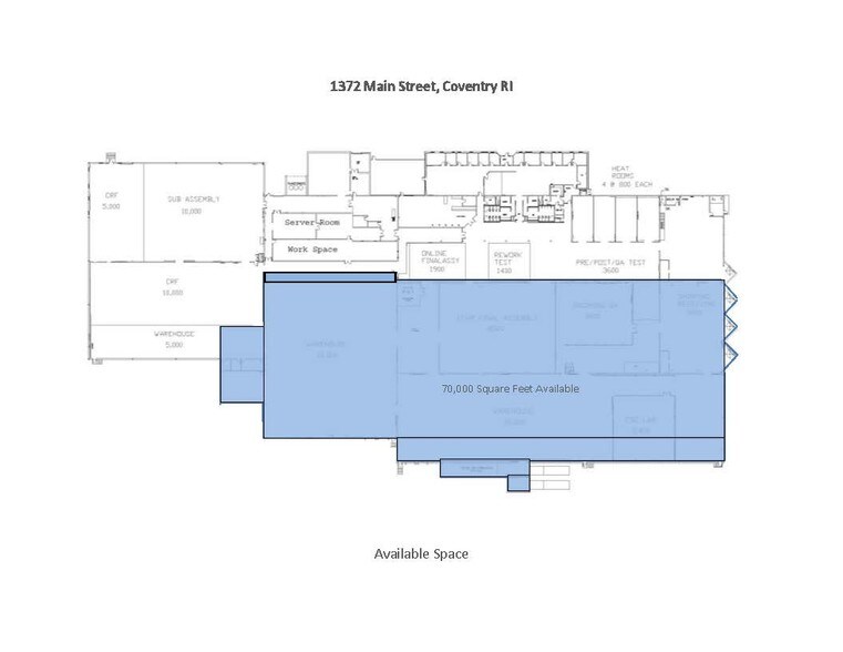 More Photos Of 1372 Main St, Coventry Warehouse For Lease