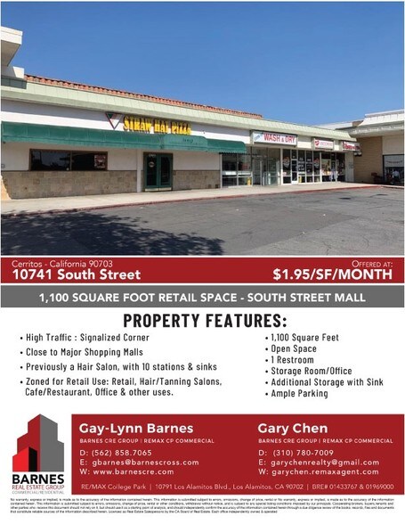 More Photos Of 10741 South St, Cerritos General Retail For Lease