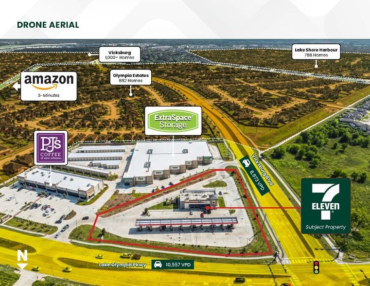 More Photos Of 1111 Lake Olympia Pky, Missouri City General Retail For Sale