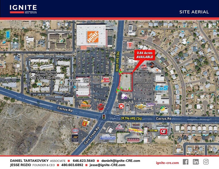 More Photos Of NEC Cave Creek Rd @ Cactus Rd, Phoenix Land For Lease