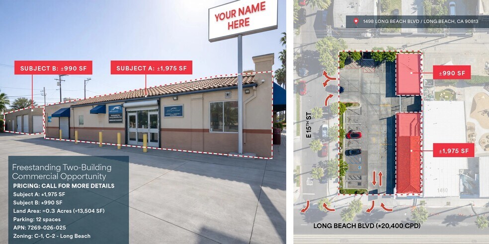 More Photos Of 1498 Long Beach Blvd, Long Beach Freestanding For Sale