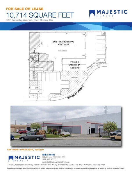 More Photos Of 8201 Industry Ave, Pico Rivera Warehouse For Lease