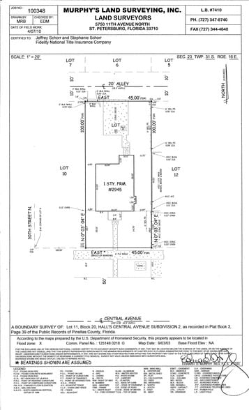 Primary Photo Of 2945 Central Ave, Saint Petersburg Land For Sale