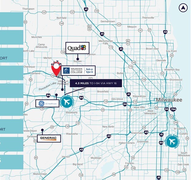 More Photos Of Highway 16 & Ryan Rd, Pewaukee Land For Sale