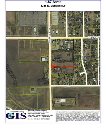 More Photos Of 5246 N Meridian, Wichita Land For Sale