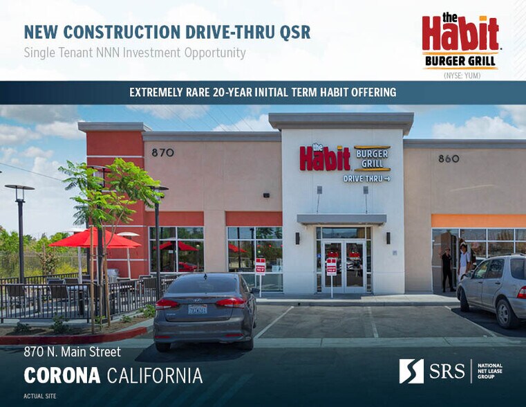 Primary Photo Of 870 N Main St, Corona Freestanding For Sale