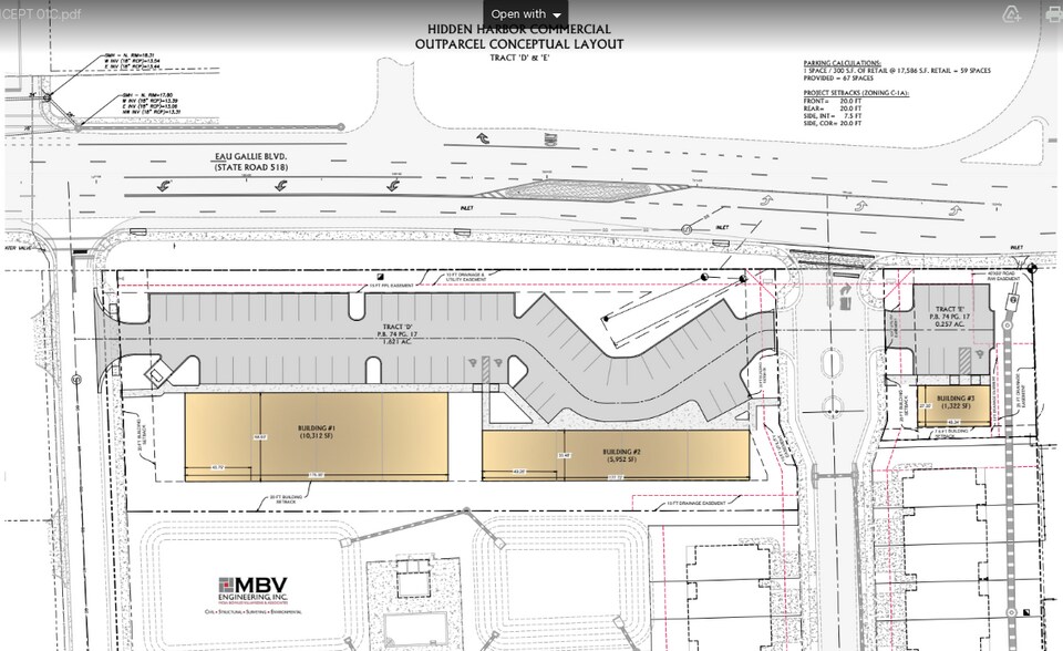 More Photos Of 1245 Eau Gallie Boulevard, Melbourne Land For Sale