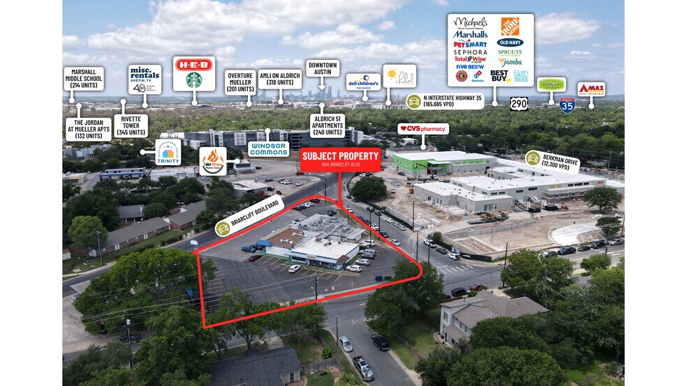 More Photos Of 1804 Briarcliff Blvd, Austin Storefront For Sale