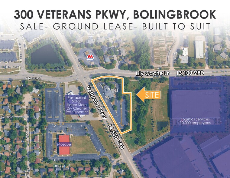 Primary Photo Of 300 Veterans Pky, Bolingbrook Restaurant For Sale