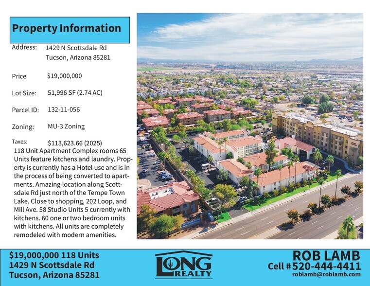 More Photos Of 1429 N Scottsdale Rd, Tempe Apartments For Sale